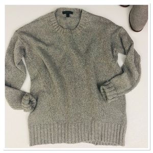 Pull Tunique Léger J Crew En Laine 100% - Taille XXS, Crème, Col Cheminée, Neuf Avec étiquette